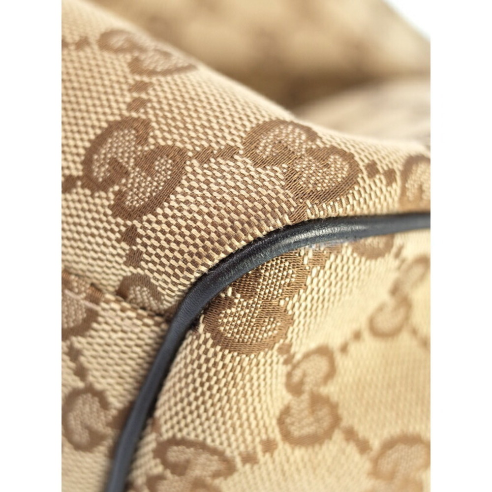 Gucci Sukey Tote bag GG monogram canvas leather trim Black - Picture 5 of 9